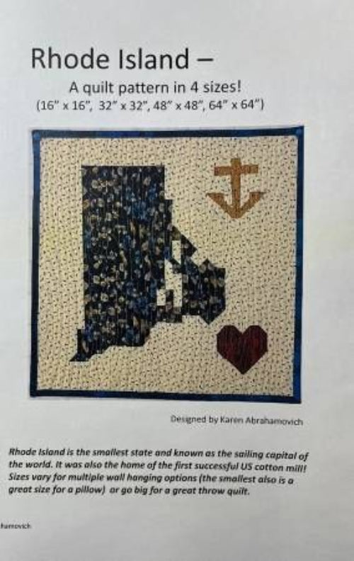 Rhode Island Quilt Pattern # KA-039