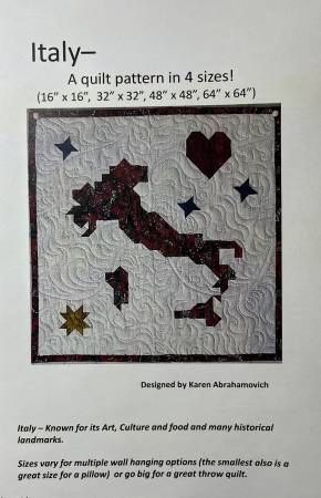 Italy Quilt Pattern # KA-067
