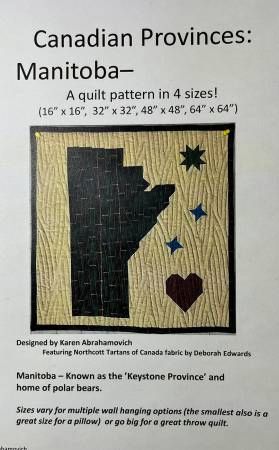 Manitoba Canadian Provence Quilt Pattern # KA-074