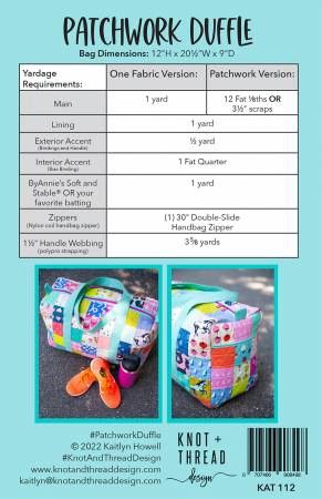 Patchwork Duffle # KAT112