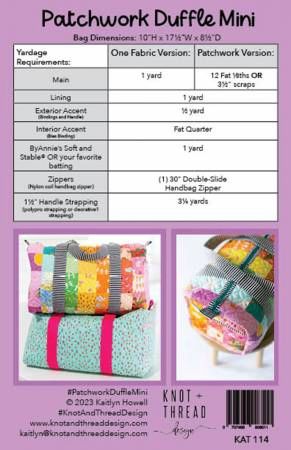 Patchwork Duffle Mini # KAT114
