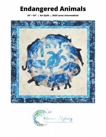 Endangered Animal Quilt # KN-002