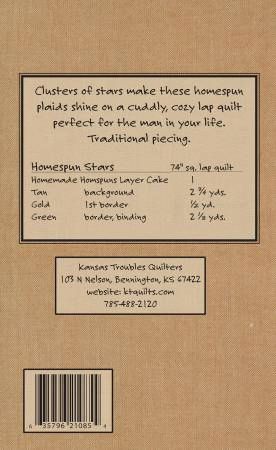 Homespun Stars # KT-21085