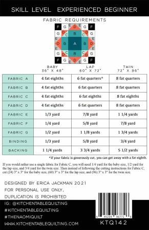 The Naomi Quilt Pattern # KTQ142