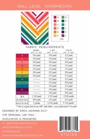 The Zoe Quilt Pattern # KTQ148