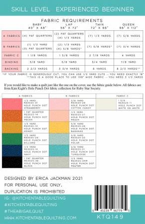 The Abigail Quilt Pattern # KTQ149