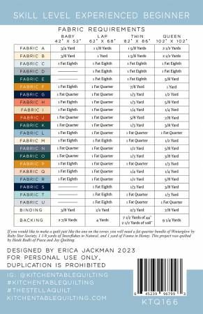 The Stella Quilt Pattern # KTQ166