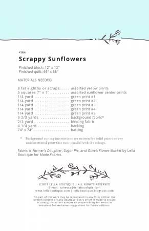 Scrappy Sunflowers # LB164