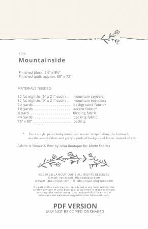 Mountainside # LB196