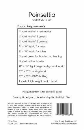 Poinsettia # LBQ-0103-P