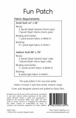 Fun Patch # LBQ-0134-P