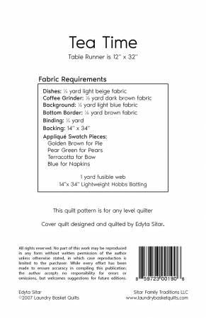 Tea Time # LBQ-0190-P