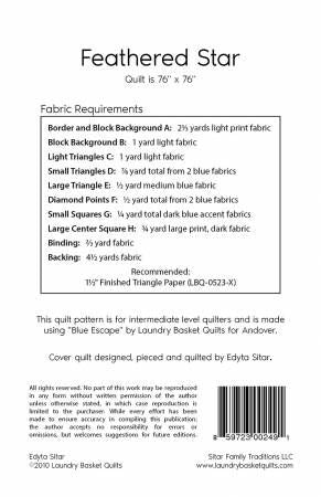 Feathered Star # LBQ-0249-P