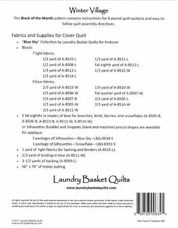 Winter Village # LBQ-0634-P