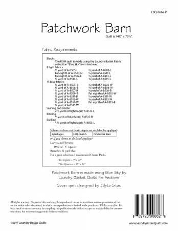 Patchwork Barn # LBQ-0662-P