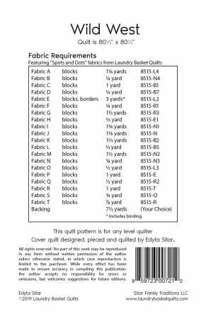 Wild West # LBQ-0721-P