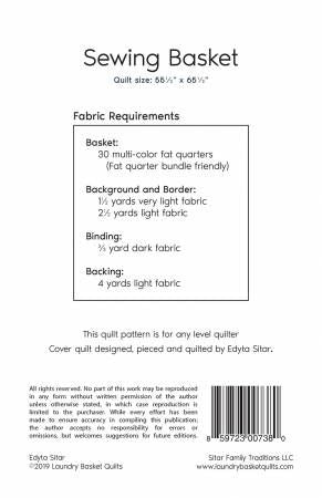 Sewing Basket # LBQ-0738-P