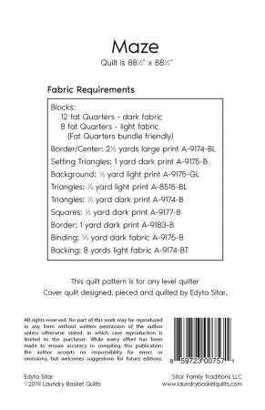 Maze # LBQ-0757-P
