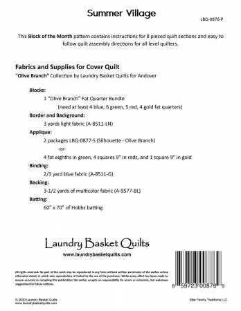 Summer Village # LBQ-0876-P