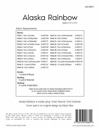 Alaska Rainbow # LBQ-0884-P