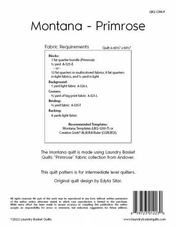 Montana Primrose # LBQ-1294-P