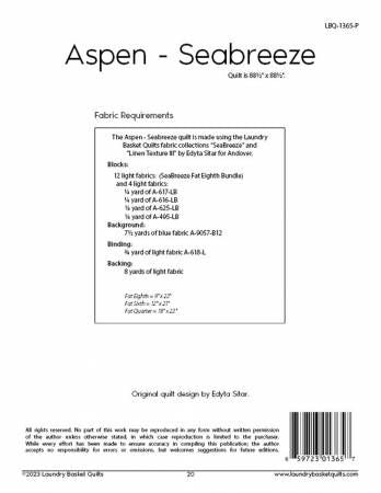 Aspen Seabreeze # LBQ-1365-P