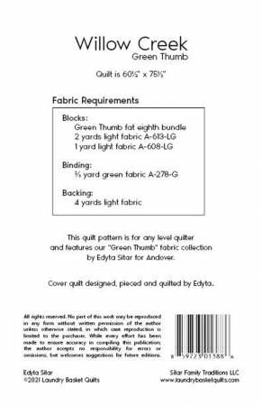 Willow Creek - Green Thumb # LBQ-1388-P