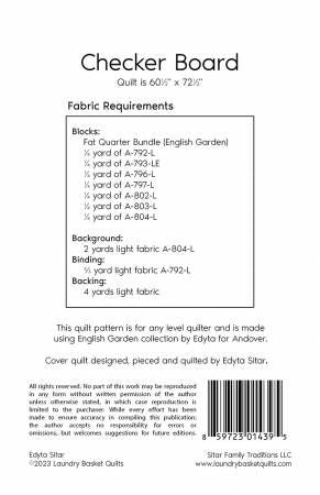 Checker Board # LBQ-1439-P