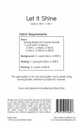 Let it Shine # LBQ-1480-P