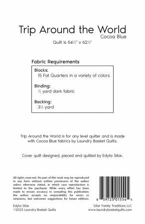 Trip Around the World - Cocoa Blue # LBQ-1554-P