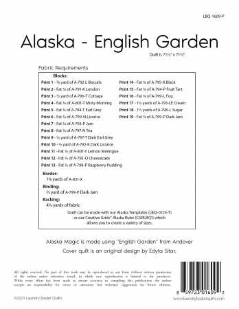 Alaska - English Garden # LBQ-1609-P