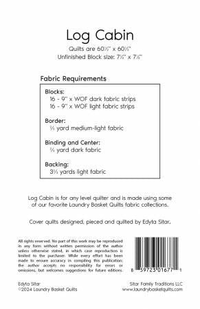 Log Cabin # LBQ-1677-P