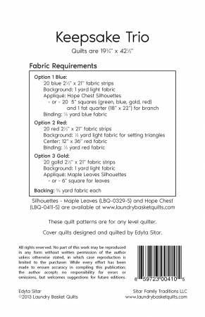 Keepsake Trio # LBQ0410