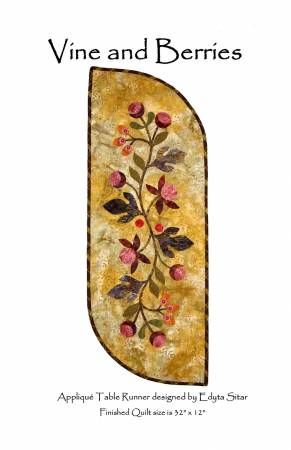 Vine and Berries 32in x 12in # LBQVB01