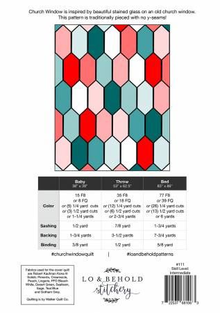 Church Window Quilt # LBS-111