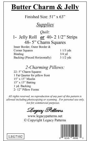 Butter Charm & Jelly # LEG7102