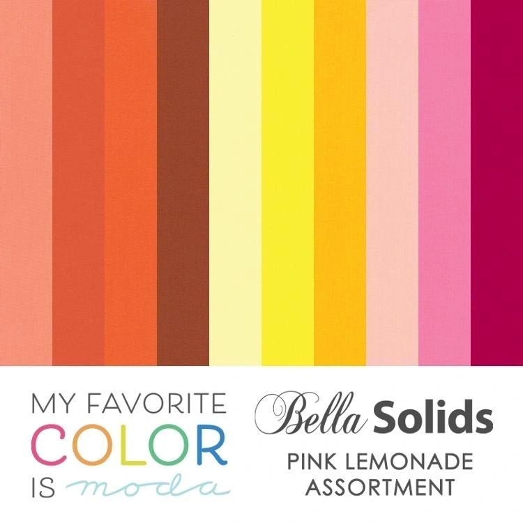 Bella Pink Lemonade 15yd Assort Asst 9900 6 Moda #1
