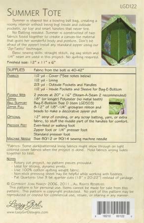 Summer Tote # LGD122