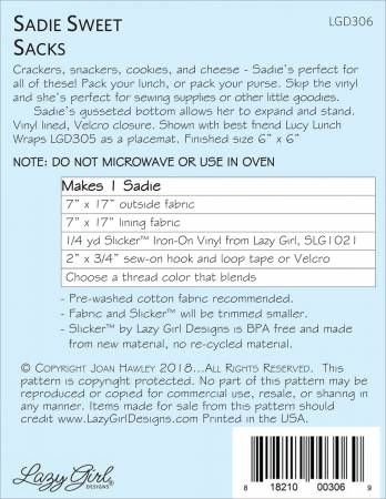 Sadie Sweet Sacks # LGD306