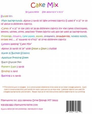 Cake Mix Collage # LHFWCM