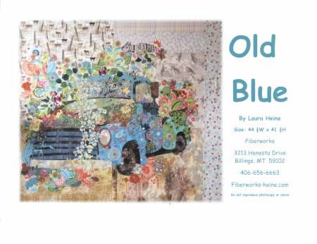 Old Blue Vintage Truck Collage # LHFWOB