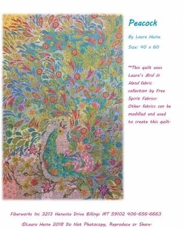 Peacock Collage Pattern # LHFWPEA