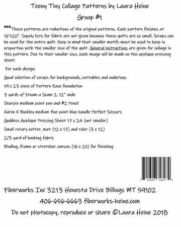 Teeny Tiny Collage Pattern Group 1 # LHFWTT1