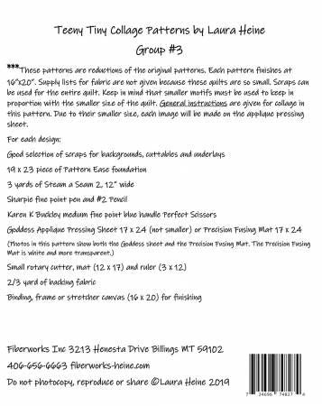Teeny Tiny Collage Pattern Group 3 # LHFWTT3