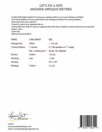 Let's Fly a Kite Applique # LKD-6440