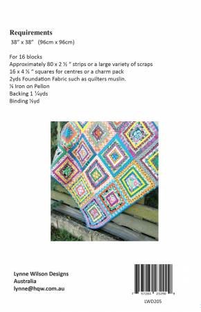 Pleated Log Cabin # LWD205