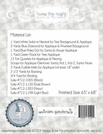 Twas the Night BOM # MAMP176