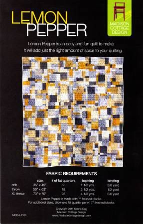 Lemon Pepper # MCDLP101