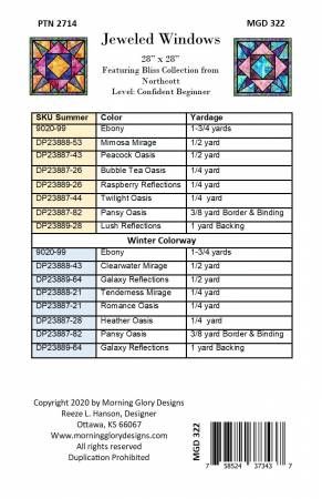 Jeweled Windows # MGD322