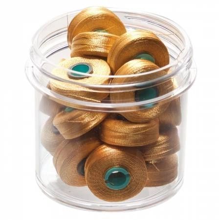 Magna Glide Delights Styl M Jmb 132yd Pre-wound Bobbin Military Gold 10 Jar # MGDM-27407-F